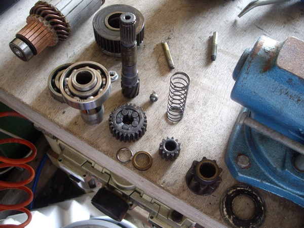 Starter motor parts
