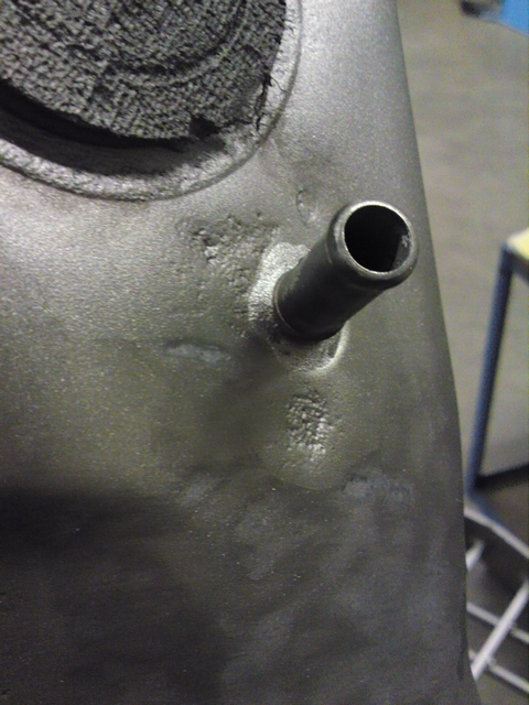 Corroded fuel tank