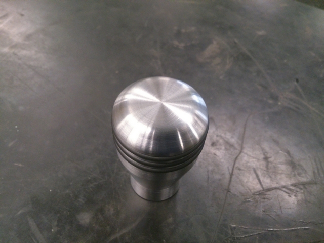 Home made stainless steel shift knob