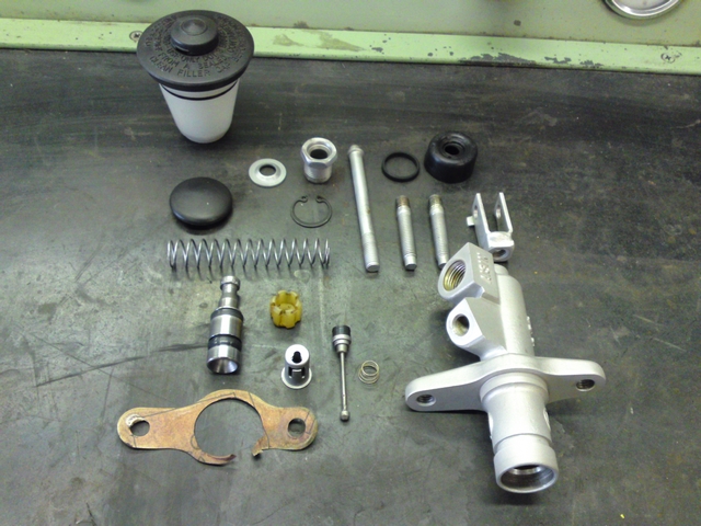 Main clutch cylinder in parts