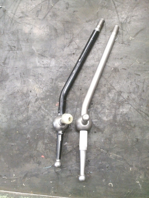 Old and new shifter stalks